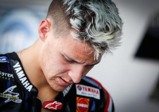 MotoGP 2021, GP di Spagna a Jerez. Fabio Quartararo: Troppo dolore al braccio MotoGP 2021, GP di Spagna a Jerez. Fabio Quartararo: Troppo dolore al braccio