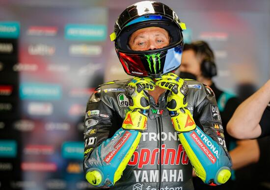 MotoGP 2021. GP di Catalunya a Barcellona. Valentino Rossi: Gomma senza grip fin dal primo giro MotoGP 2021. GP di Catalunya a Barcellona. Valentino Rossi: Gomma senza grip fin dal primo giro