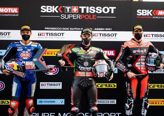 SBK 2021. GP d'Olanda: Jonathan Rea conquista la Superpole di Assen SBK 2021. GP d'Olanda: Jonathan Rea conquista la Superpole di Assen