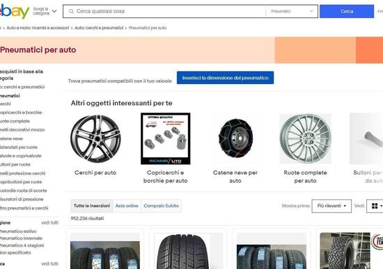 Guida all’acquisto: trovare gli pneumatici migliori per la vostra auto grazie a eBay Guida all’acquisto: trovare gli pneumatici migliori per la vostra auto grazie a eBay