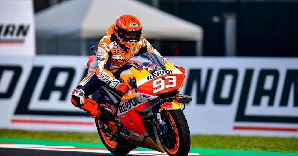 MotoGP 2021. GP di Misano2. Bagnaia cade, Marc Marquez vince, Quartararo è mondiale