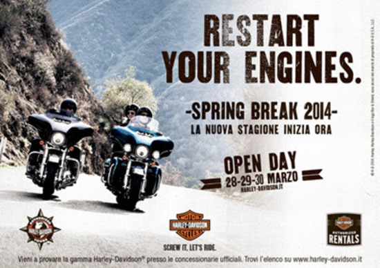 Concessionarie Harley-Davidson aperte dal 28 al 30 marzo Concessionarie Harley-Davidson aperte dal 28 al 30 marzo