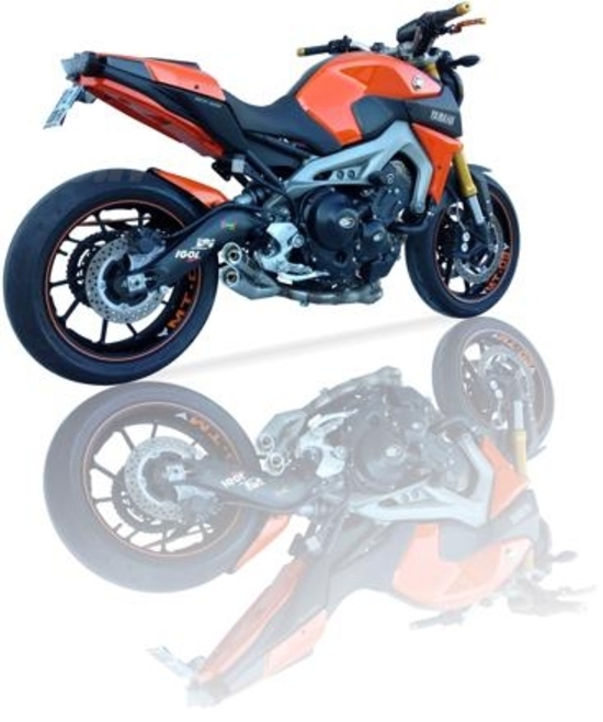 Ixil: impianto di scarico completo L3X per Yamaha MT-09 Ixil: impianto di scarico completo L3X per Yamaha MT-09
