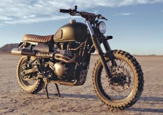 British Customs Triumph Scrambler British Customs Triumph Scrambler