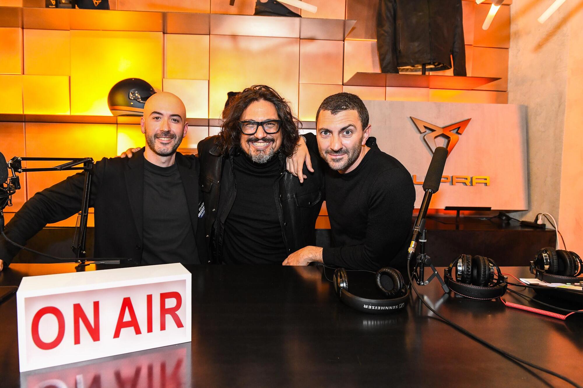 Alberto Capra, Alessandro Borghese, Moreno Pisto