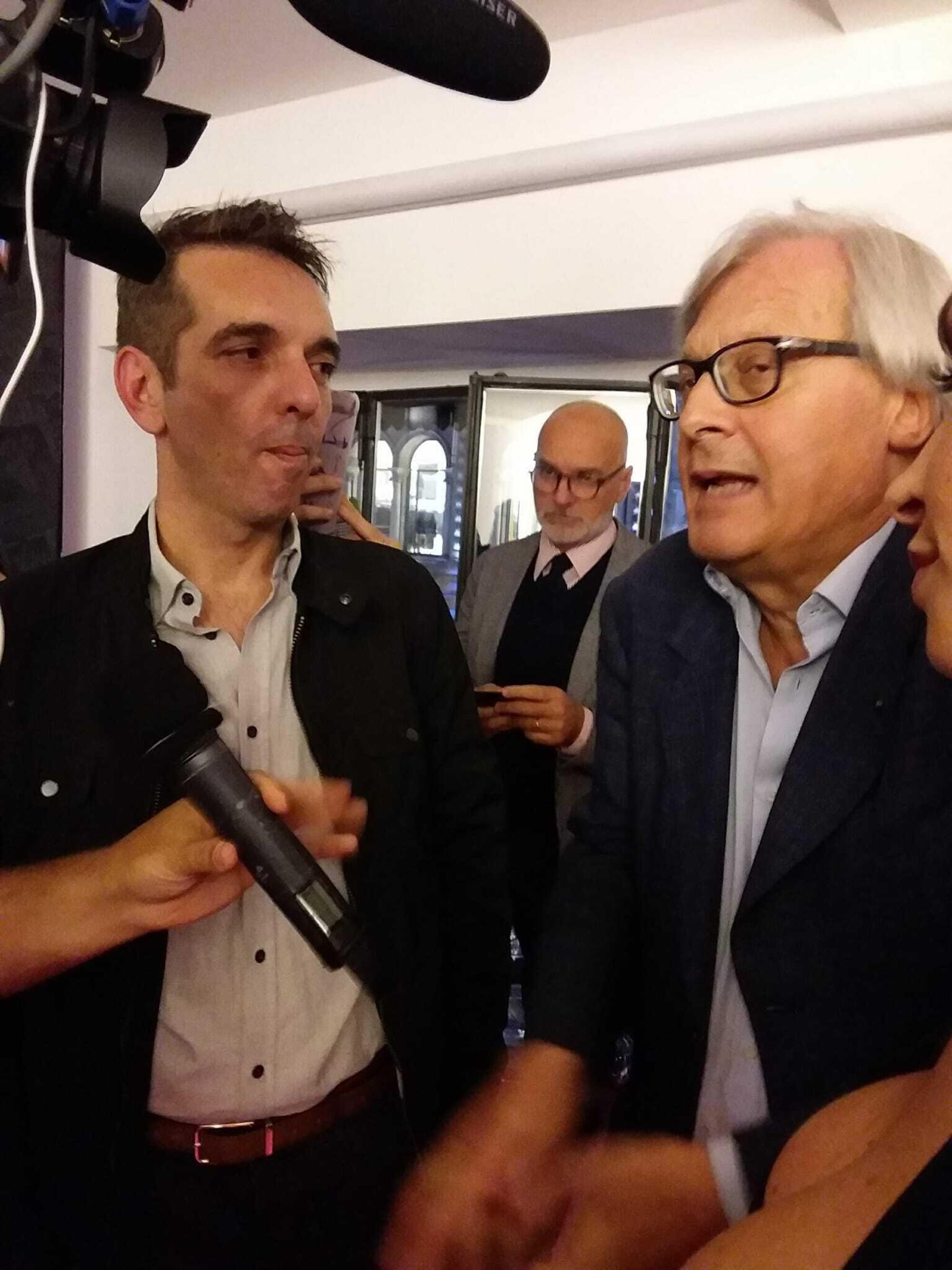 Il nostro Niccolò Fantini e Vittorio Sgarbi