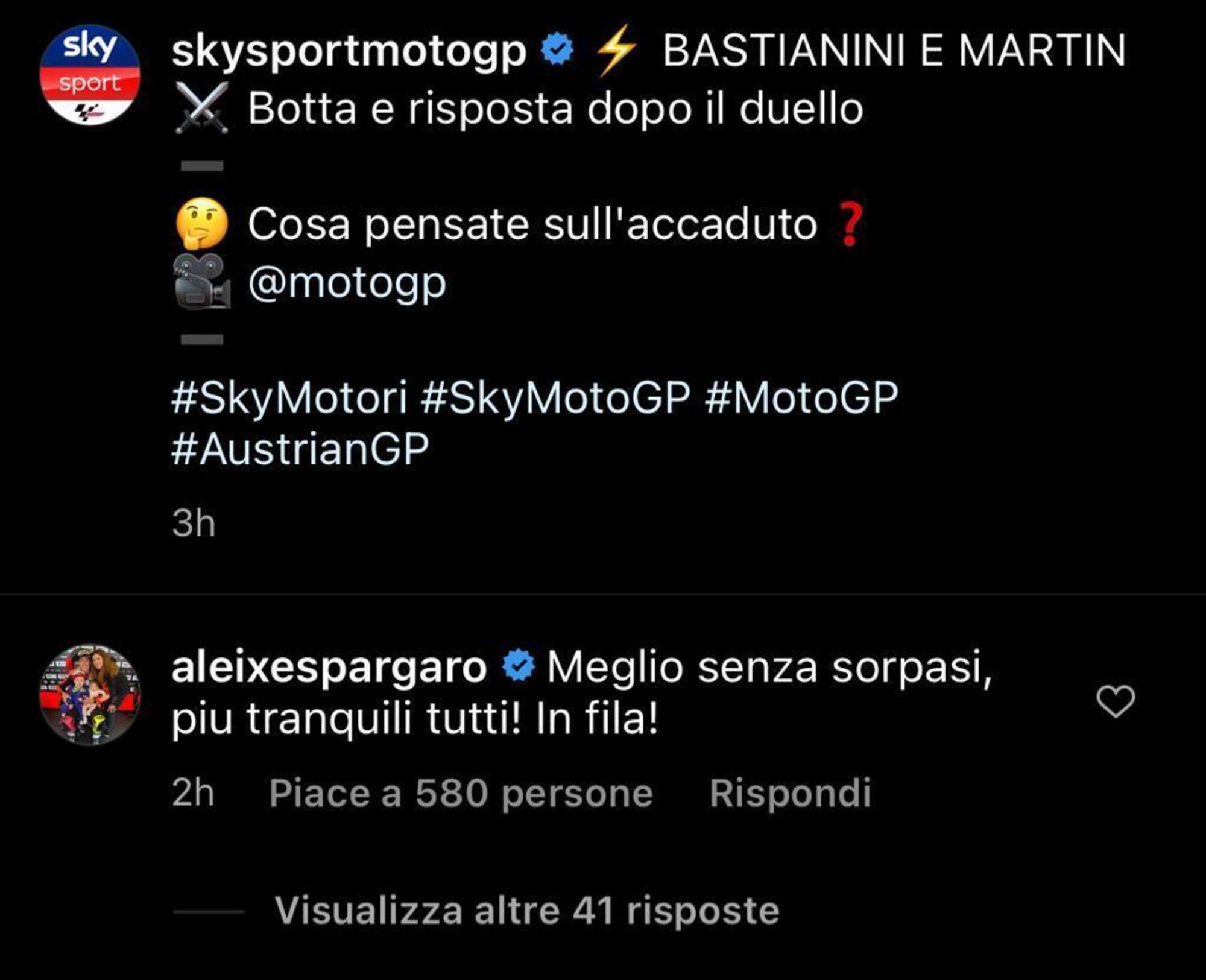 Aleix Espargarò contro Enea Bastianini