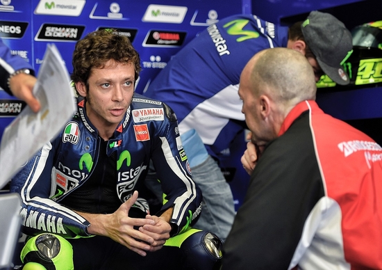Rossi: In difficoltà per l'assetto Rossi: In difficoltà per l'assetto