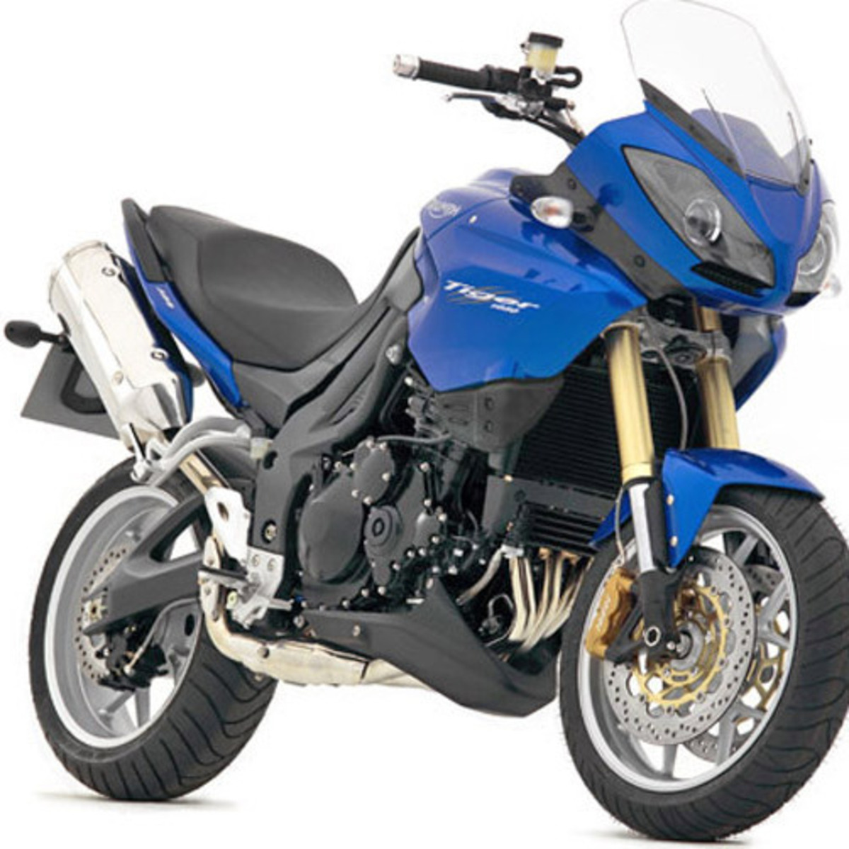 TRC 40mm Lowered Extended Wide Rear Foot Pegs For Triumph Tiger 1050 (2006-2020)