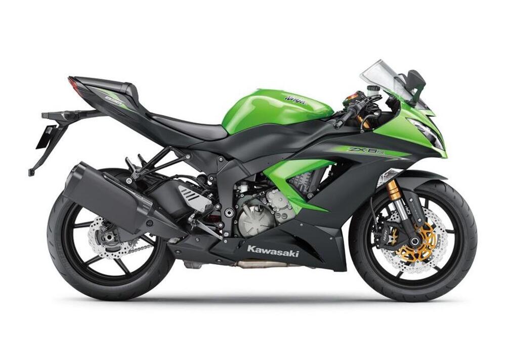 3D Rubber Side Tank Pad Protector For Kawasaki ZX-6R / Ninja 636 (1999-2025) - Green Design