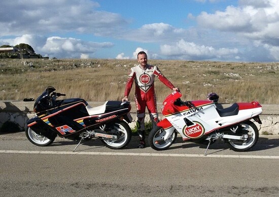 Con Marco Dellino e le 125 d'epoca nel Salento Con Marco Dellino e le 125 d'epoca nel Salento