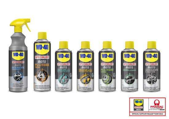 WD-40 e il team Pramac Racing insieme per la stagione 2015 MotoGP WD-40 e il team Pramac Racing insieme per la stagione 2015 MotoGP