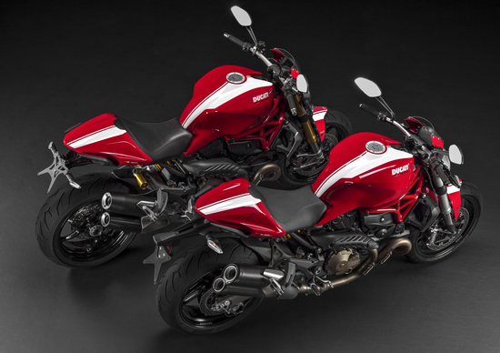 Ducati Monster 821 e 1200 S in versione Stripe Ducati Monster 821 e 1200 S in versione Stripe
