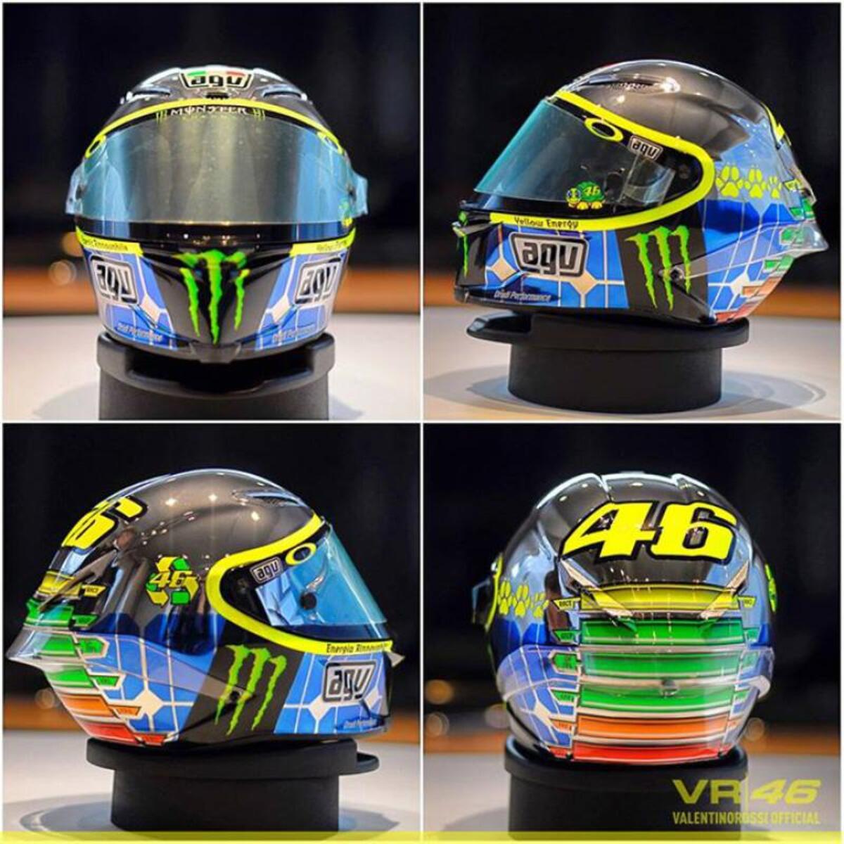 MotoGP 2015. Ecco il casco speciale di Valentino Rossi per il Mugello -  MotoGP - Moto.it