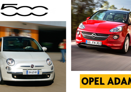 Fiat 500 vs Opel Adam Fiat 500 vs Opel Adam