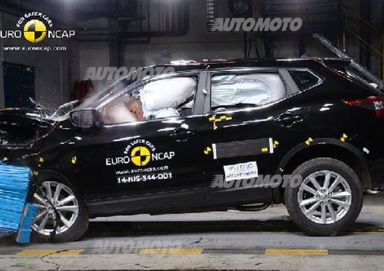 Nuovo Nissan Qashqai: 5 stelle Euro NCAP Nuovo Nissan Qashqai: 5 stelle Euro NCAP