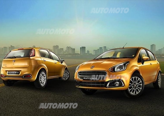 Fiat Punto EVO: ecco il restyling per il mercato indiano Fiat Punto EVO: ecco il restyling per il mercato indiano