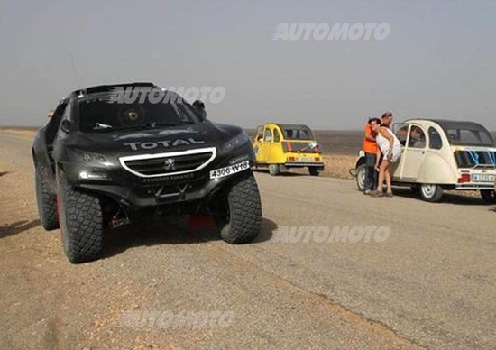 OiLibya Rally. La Peugeot 2008 DKR prova in Marocco OiLibya Rally. La Peugeot 2008 DKR prova in Marocco