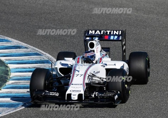 Williams FW37, le immagini della F1 2015 in diretta da Jerez Williams FW37, le immagini della F1 2015 in diretta da Jerez