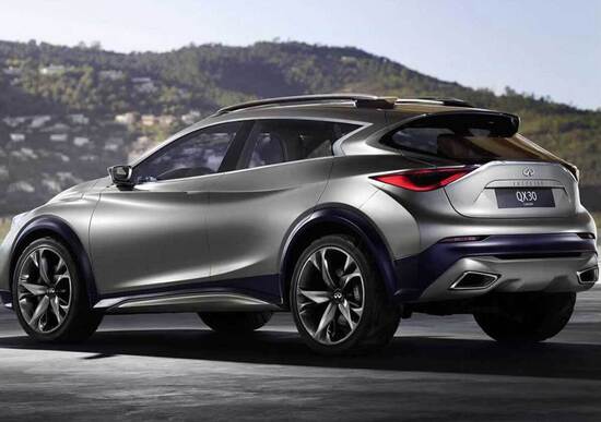 Infiniti QX30 concept: la prima immagine Infiniti QX30 concept: la prima immagine