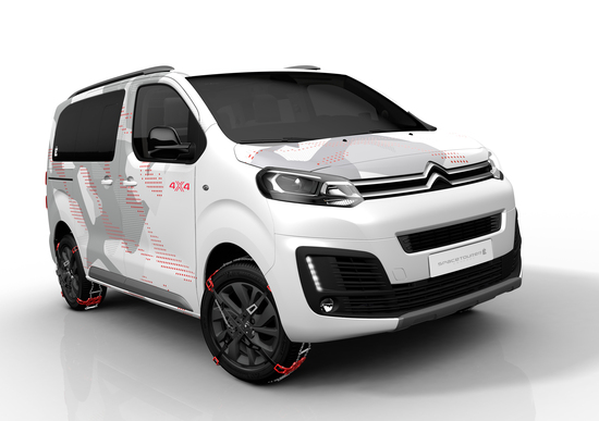 Citroen SpaceTourer 4x4 Ë Concept, debutto al Salone di Ginevra 2017 Citroen SpaceTourer 4x4 Ë Concept, debutto al Salone di Ginevra 2017