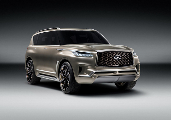 Infiniti QX80 Monograph, lusso giapponese per l'America Infiniti QX80 Monograph, lusso giapponese per l'America